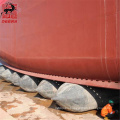 Inflatable rubber marine airbags for ship salvage and launching